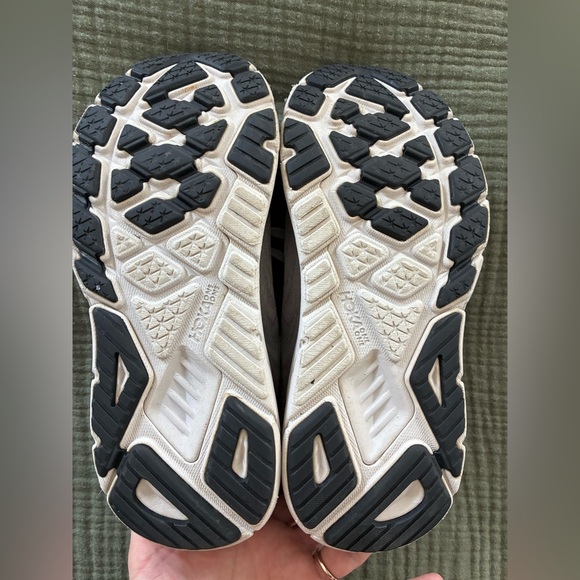 Hoka Women's Athletic Shoes - Light Gray with Lavender Accents - Picture 4 of 7